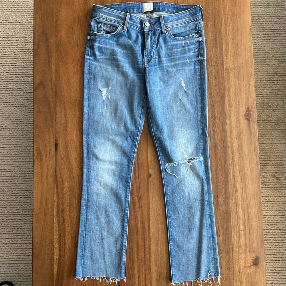 Rich & Skinny Light Blue Distressed Jeans